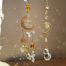Axyaa Crystal Prism Suncatcher Dreamcatcher for Window Rainbow Home Decor Gift