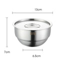 Axyaa Stainless Steel Bowl with Lid, Food Container, Kitchen Tableware