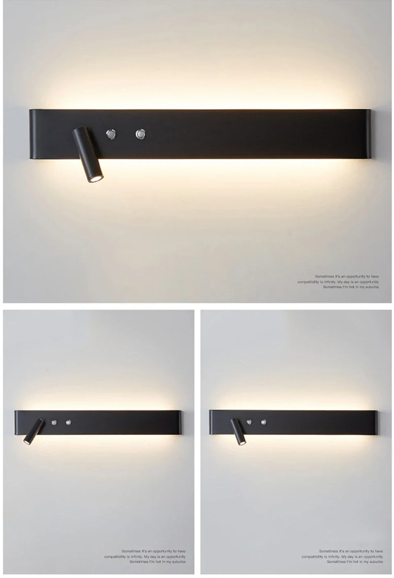 Axya Adjustable Wall Lamp - Modern LED Reading Light for Bedroom