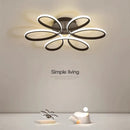 Axyaa LED Ceiling Lights: Remote Control Chandelier for Home Decor