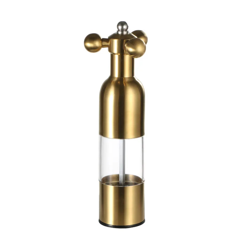 Axya Stainless Steel Rudder Grinder, Adjustable Ceramic Core, Pepper & Salt Mill