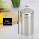 Axyaa Stainless Steel Spice Jar with Rotating Cover