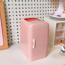 Axyaa Mini Fridge Pen Holder & Desk Organizer: Cute, Kawaii, Creative Storage Box