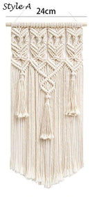 Axyaa Macrame Wall Hanging Tapestry: Boho Woven Home Decor for Living Room