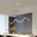 Axyaa Modern Nordic Line Chandelier for Dining Table and Bar