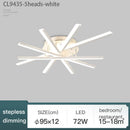 Axyaa LED Chandelier Ceiling Light: Modern, Minimalist, Dimmable for Living Room, Bedroom, Dining