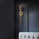Axyaa Crystal Luxury Wall Lamp Minimalist Bedroom Bedside Designer Home Loft Sconce