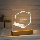 Axyaa Personalized Name 3D Nightlight | Christmas Bedroom Decoration | Children's Gift