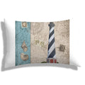 Axyaa Sea Lighthouse Shells Plush Pillowcase - Home Decoration Sofa Cushion Cover