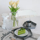 Axya Hexagon Jewelry Storage Tray - Elegant Desktop Decoration and Dessert Plate