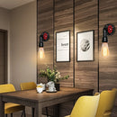 Axyaa Industrial LED Water Pipe Wall Lamp Sconce for Home Decor