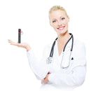 Axya Portable Mini Flashlight: 8000LM Handheld LED Penlight for Medical Use with 1*AAA Battery