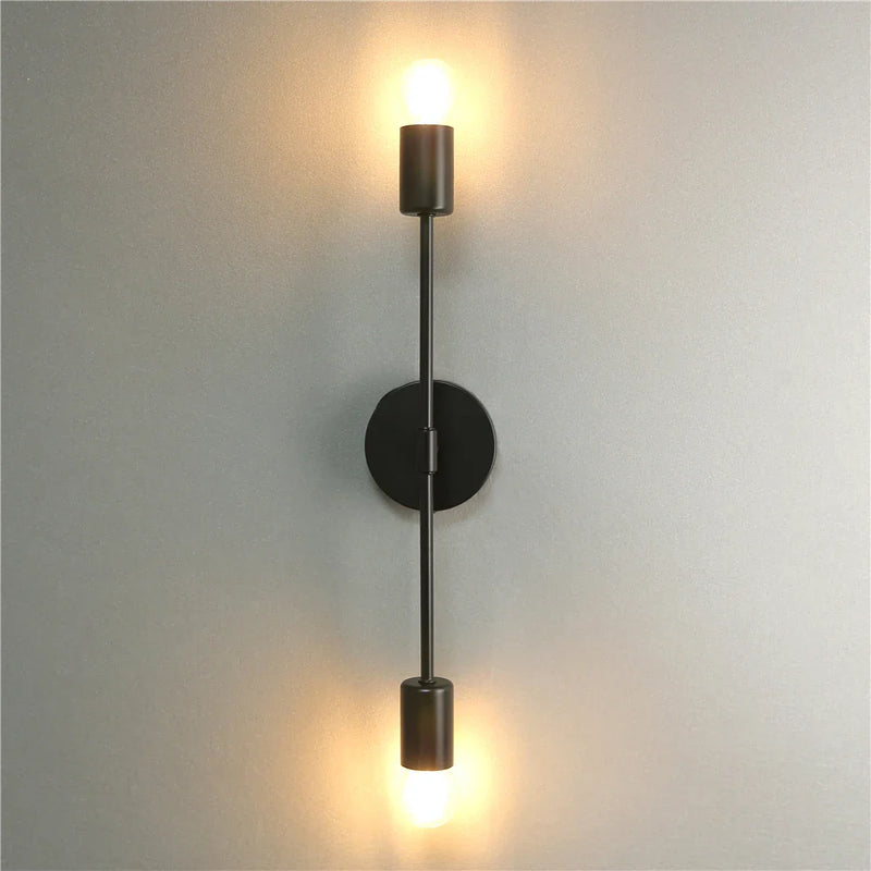Axyaa Modern Iron LED Double Head Wall Lamps for Home Decor Lighting