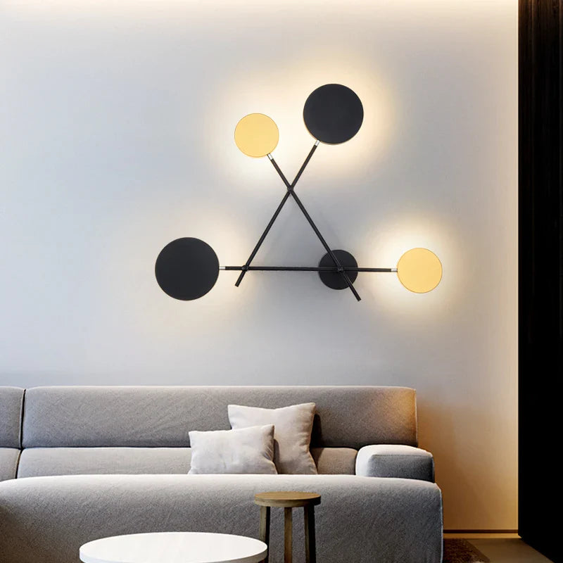 Axyaa Rotating LED Wall Sconce with Switch: Adjustable Stair Light for Hallway