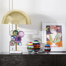 Axyaa Crystal Table Lamps Colorful, Elegant Hotel Room Lighting