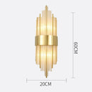 Axyaa Crystal Wall Lamp for TV Background, Living Room, Dining, Bedroom - Modern LED Lighting