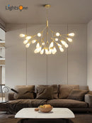 Axya Firefly Chandelier - Luxury Nordic Light Fixture for Bedroom, Restaurant, and Bar
