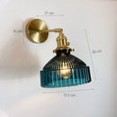 Axyaa Glass Lampshade Modern Wall Sconce LED Indoor Wall Lamp