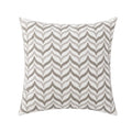 Axyaa Geometric Embroidery Cushion Cover 45x45cm Black Grey for Cozy Home Decor