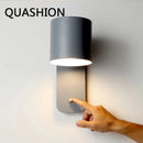 Nordic Adjustable LED Wall Lamp for Bedroom Closets by Axyaa