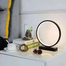 Axyaa Dimmable LED Ring Table Lamp for Home Décor & Bedroom Lighting