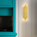 Axyaa Gold LED Wall Lamp - Modern Minimalist Indoor Light Fixture