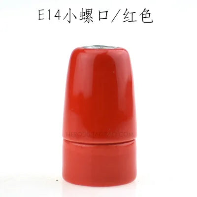 Axyaa Ceramic E14 Socket Lamp Bulb Holder for Pet Fish Aquarium
