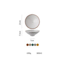 Axya Coarse Pottery Noodle Bowl Set - Japanese Style Deep Creative Salad Bowl