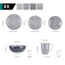 Axya Haruka 20/40 Piece Porcelain Japanese Style Dinner Set