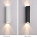 Axyaa Waterproof Outdoor LED Wall Lamp Modern Aluminum Sconce Light for Garden & Porch