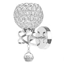 Axya Crystal Wall Sconce E14 Bedside Lamp for Home Living Room Bedroom