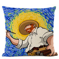 Van Gogh Self Portrait Cushion Cover by Axyaa - Home Decor