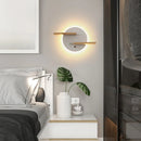 Axyaa Nordic LED Wall Lamp with USB Charging Port and Switch
