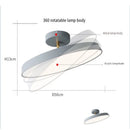 Axyaa Rotatable LED Ceiling Lamp for Modern Indoor Lighting