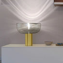 Axyaa Clear Glass LED Table Lamp Gold Plating Nordic Design