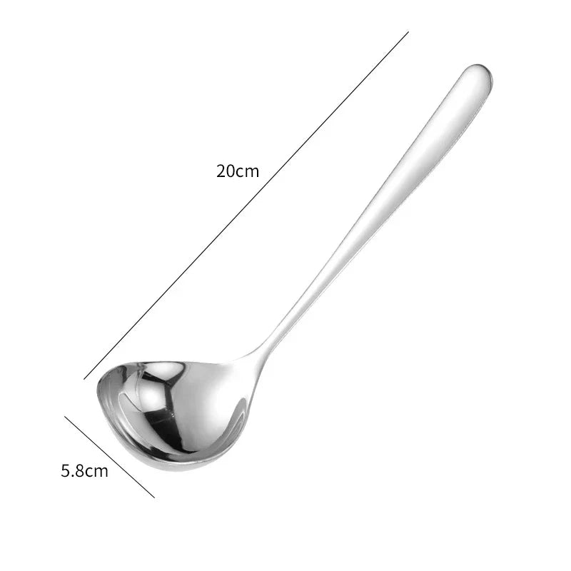 Axyaa Stainless Steel Golden Ladle Soup Spoon Colander Kitchenware