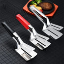 Axyaa Stainless Steel BBQ Tongs Shovel Spatula Clip Grill Accessories Kitchenware