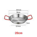 Axyaa Stainless Steel Cookware Set with Double Handles & Storage Tray