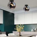 Axyaa Metal Globe Pendant Chandelier: Rustic Industrial Ceiling Light Fixtures