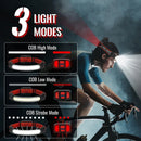 Axya Rechargeable Waterproof Headlamp with Red Warning Light