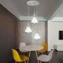 Axyaa 3-Head Diamond Pendant Light for Modern Dining Room & Kitchen