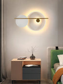Axya Nordic Minimalist Bedroom Bedside Lamp Living Room Wall Light