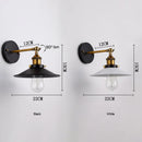 Axyaa European Antique Iron Wall Lamp with Creative Village Design