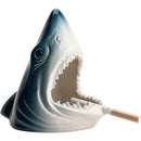 Axya Ceramic Shark Sculpture Ashtray & Key Storage Box Desktop Decoration Gift