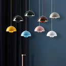 Axyaa Flowerpot Pendant Lights: Modern Nordic Chandelier for Restaurant, Bedroom, and Study
