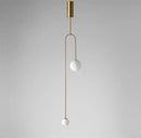 Nordic Gold Pendant Light by Axyaa – Modern Glass Ball Hanging Lamp