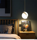 Axya Nordic White LED Pendant Light for Modern Décor