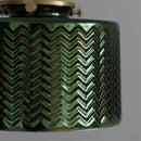 Axyaa Green Glass Nordic Wall Sconce Copper Lighting LED Luminaria