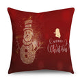 Axyaa Christmas Polyester Cushion Cover - Tree Gifts Print - Xmas Home Decor