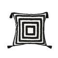 Axyaa Tufted Geometric Cushion Cover for Modern Home Decor